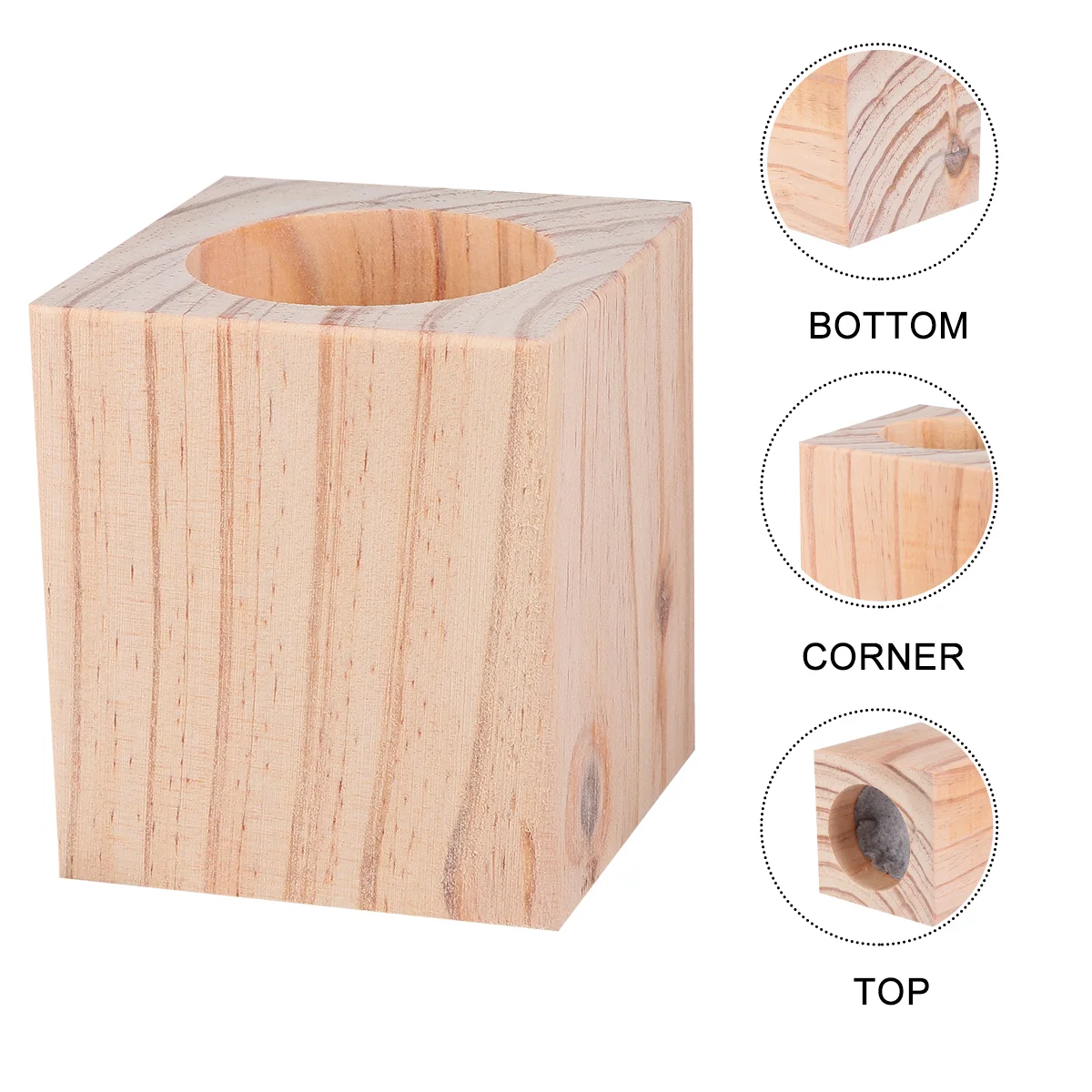 Solid Wood Table Lifts Furniture Risers Height Increaser Chairs Stands Bed Risers Wood Supports Hardware