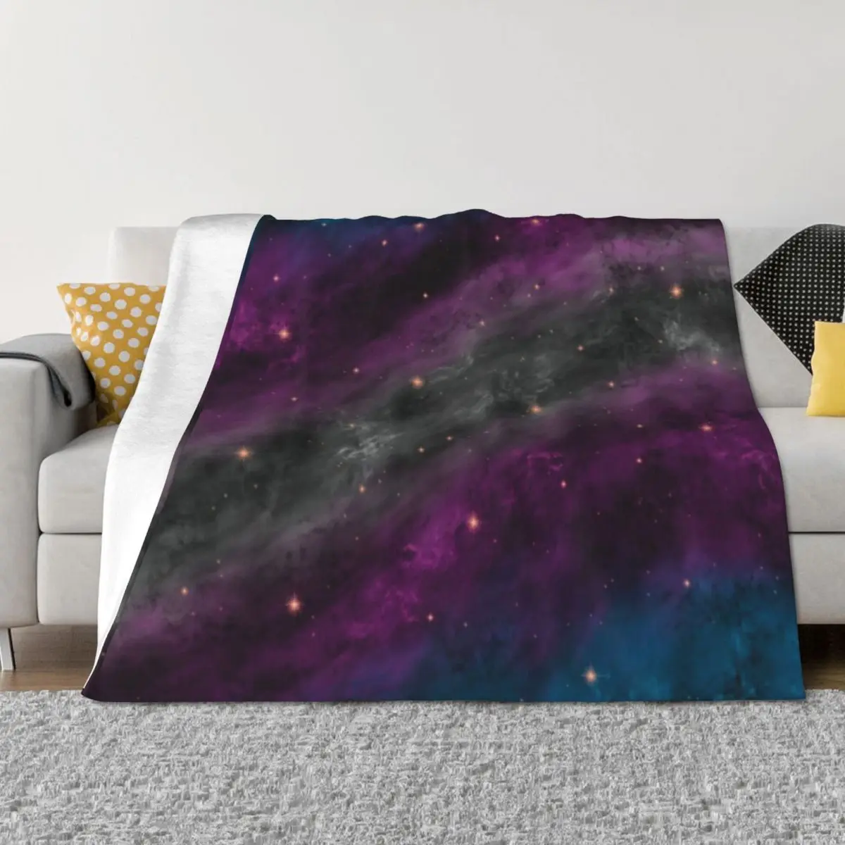 

Trans Nebula Throw Blanket Giant Sofa valentine gift ideas Plaid Blankets