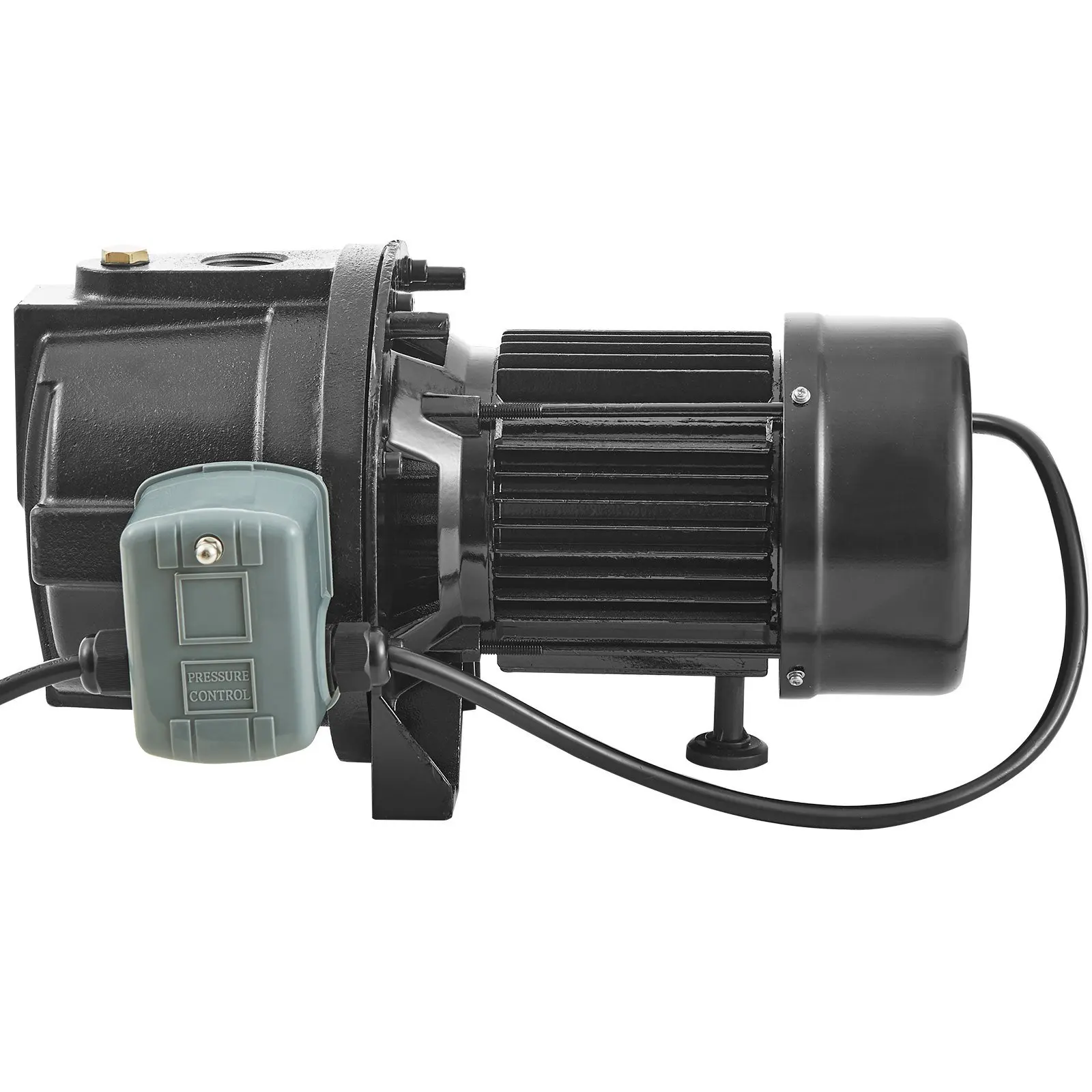 1HP Premium Cast Iron Shallow Well Jet Water Pump, 115 Volt, 17.6 GPM 164 FT Maximum Head Irrigation Water Pump,