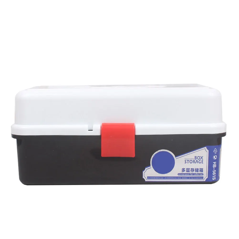 

H held Plastic Protective ganizer Case for Nail Tools Black Color Tool Storage Container Salon DIY Manicure Display False Nail