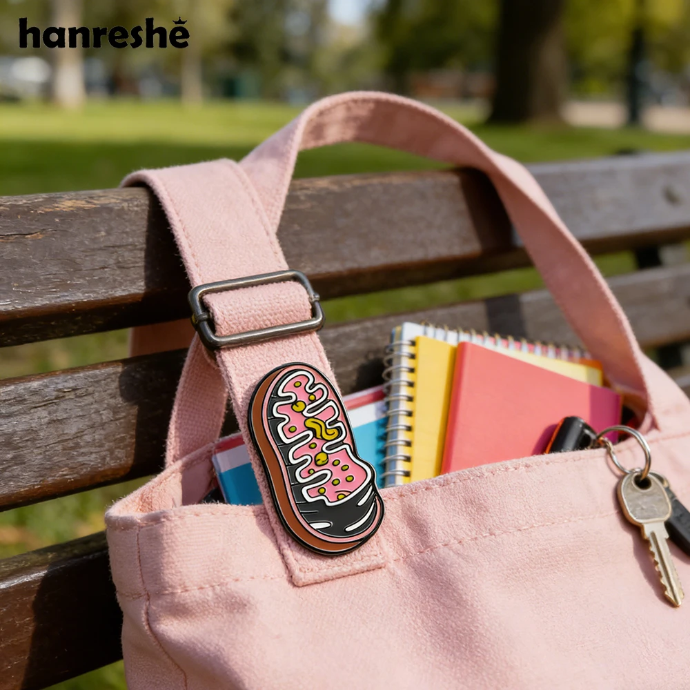 Medical Lab Gifts - Hanreshe Biology Bacteria Enamel Pin Cell