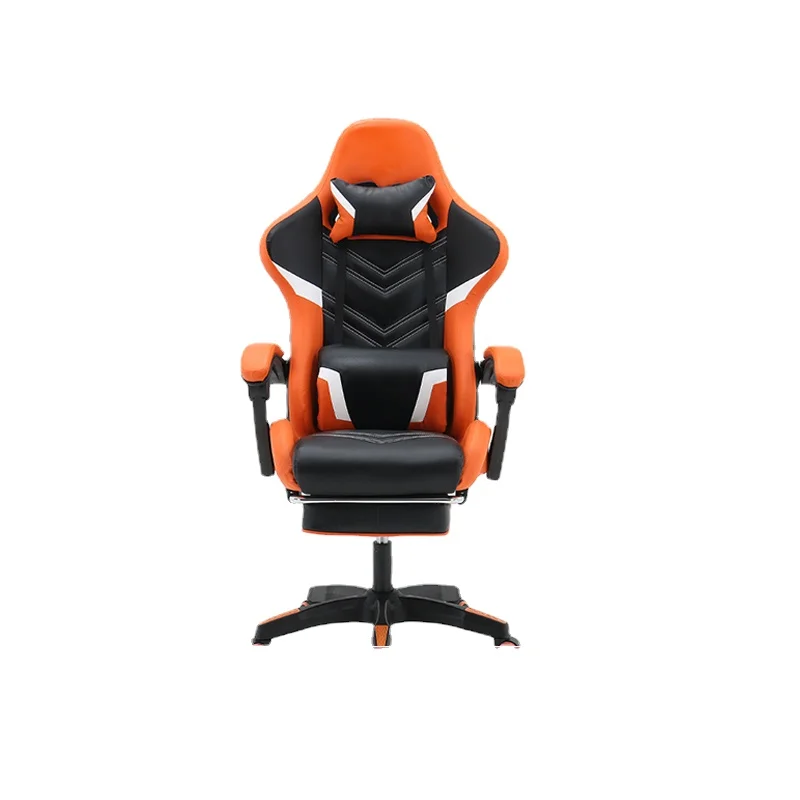 Car type game chair, PU leather thick seat office chair.