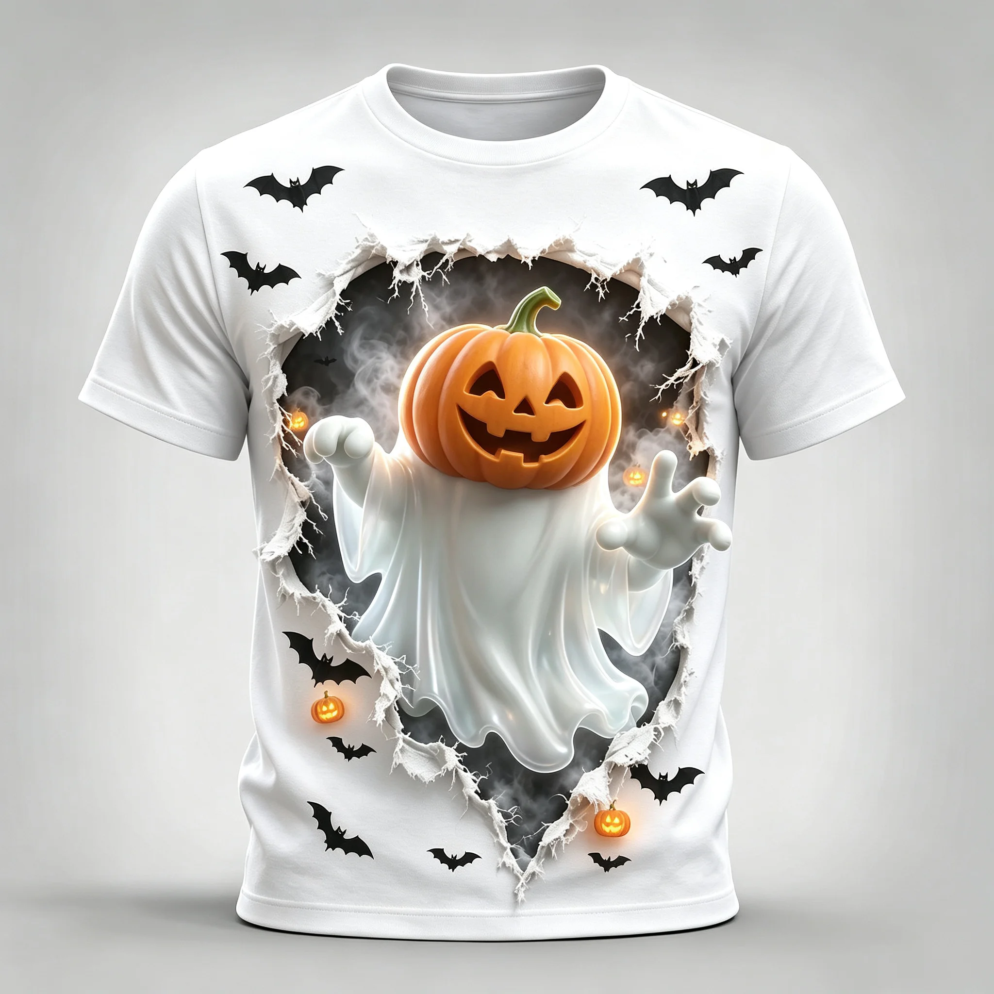 Mens Fashion Dress Shirts - Halloween Party Men's T shirts Funny