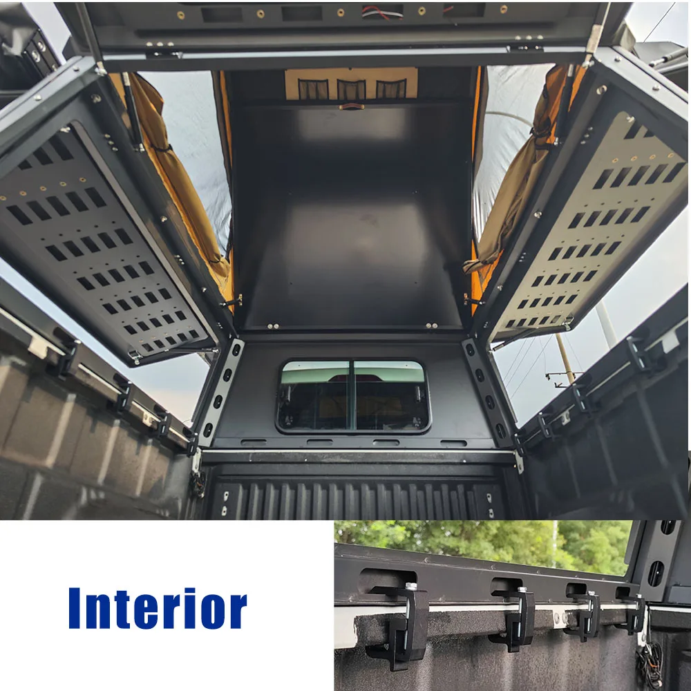 

New Waterproof Hard Top Tonneau Toppers Bed Cover for Gladiator Pickup Truck Bed Caps Camper Shell 4X4 Steel Lightweight