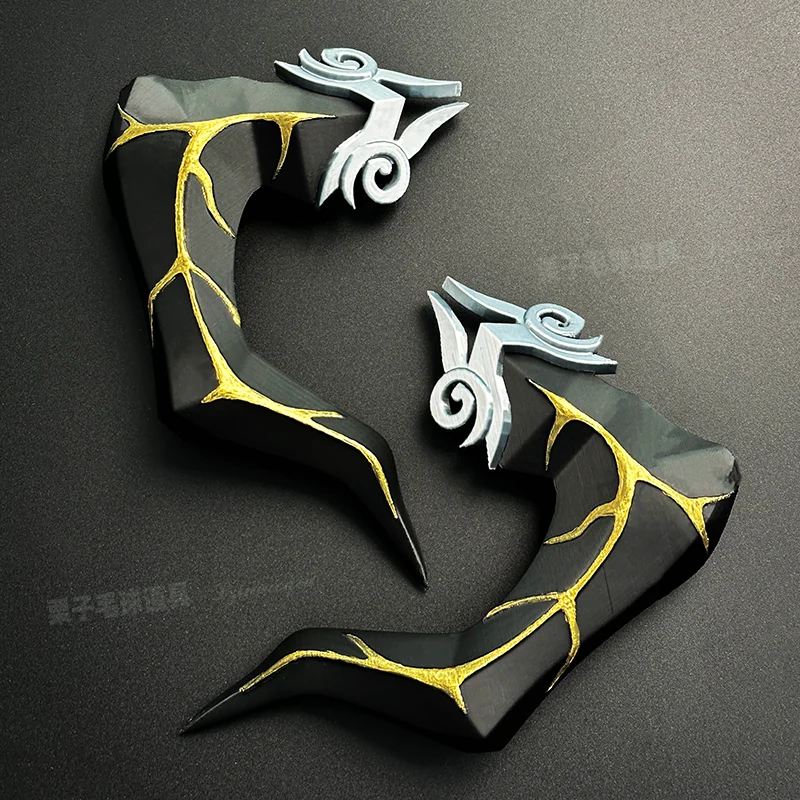 Juego Honkai Star Rail The Dahlia Cosplay Prop peluca Constance Cosplay Prop sombreros cuerno angular para fiesta de Halloween adultos mujeres hombres