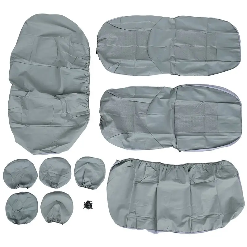 

Rare 1 Set Grey Car Cushion Universal Cover Seat Cover Auto Interio Supplies Cushion Set
