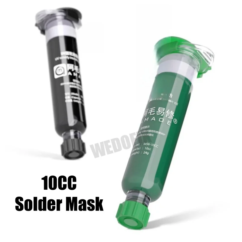 

Amaoe UV Solder Mask Solidify Insulation Green Oil UV Light Curing Oil for Phone Motherboard Flying Wire Fixing and Insulating