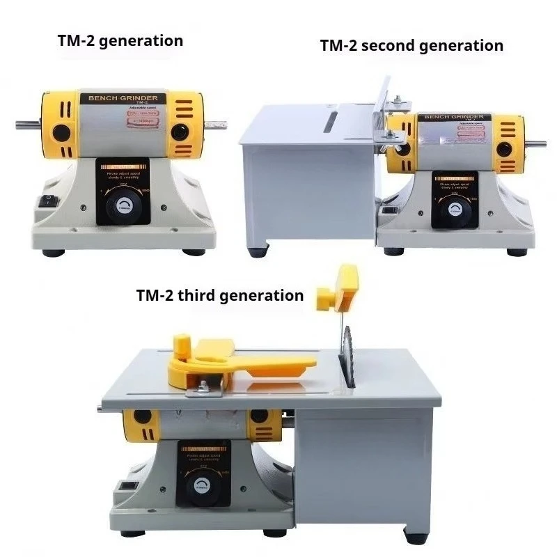 350W Stone Polishing Machine DIY Woodworking Jade Jewelry Dental Bench Lathe Machine Grinding Machine Sanding Tools