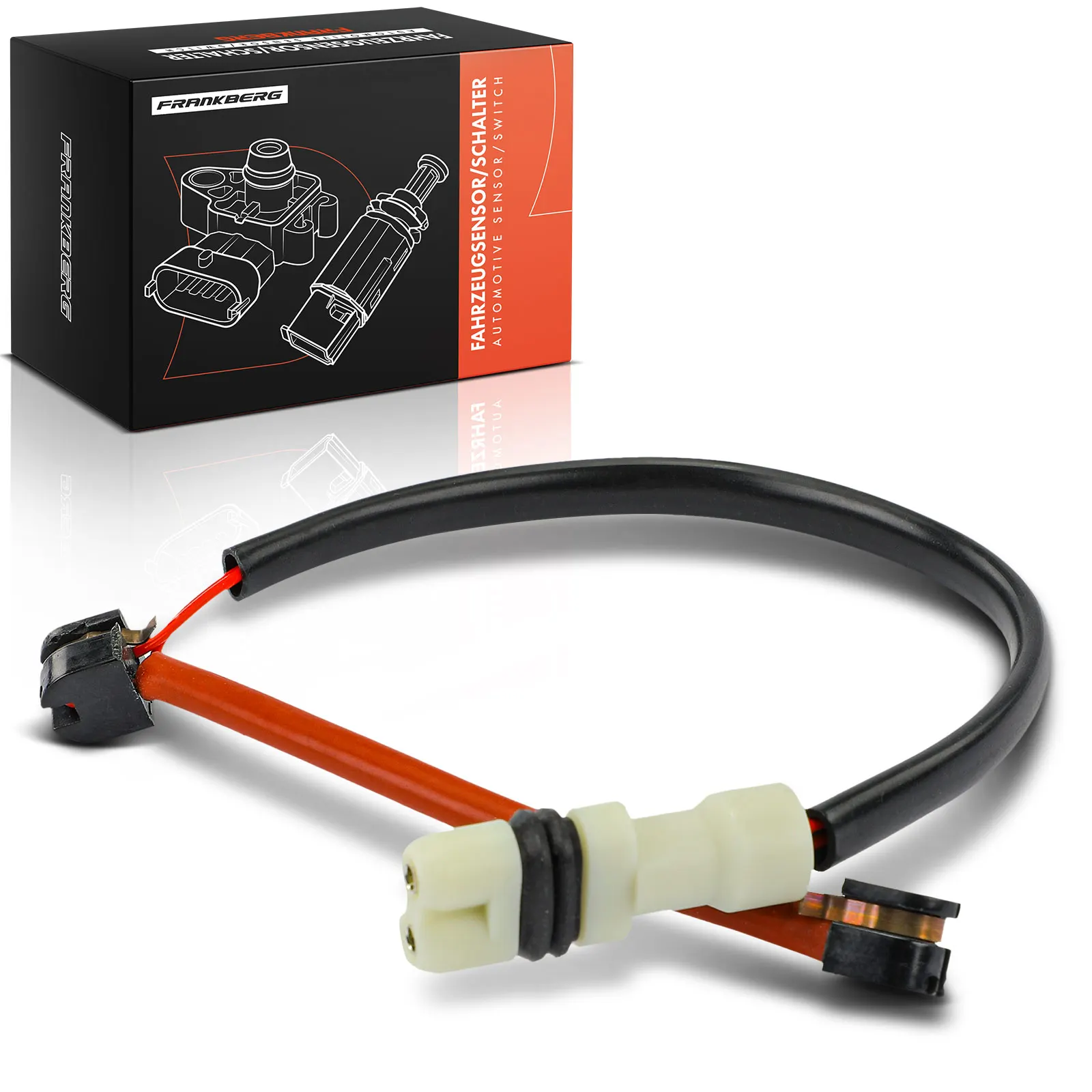 Frankberg 1x Waarschuwingscontact Remvoering Slijtage Vooras Voor Porsche 928 5.0L 1986-1991 1813489 PWS205 92861236501 SW1513