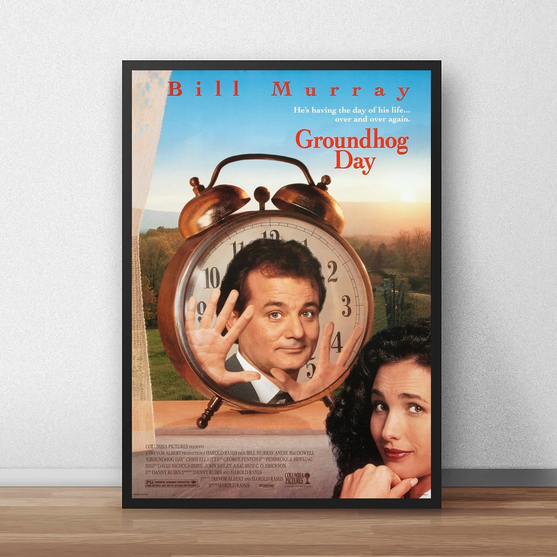 Groundhog Day Movie Poster HD Printable Canvas Art Print Home Decor Wall Painting ( No Frame )