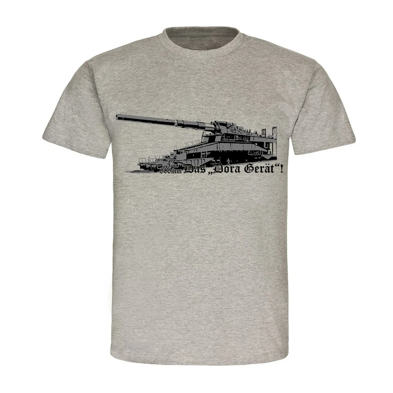 

Railroad Gun Dora Device 80cm Caliber Gun Cannon T-Shirt. Summer Cotton Short Sleeve O-Neck Mens T Shirt New S-3XL