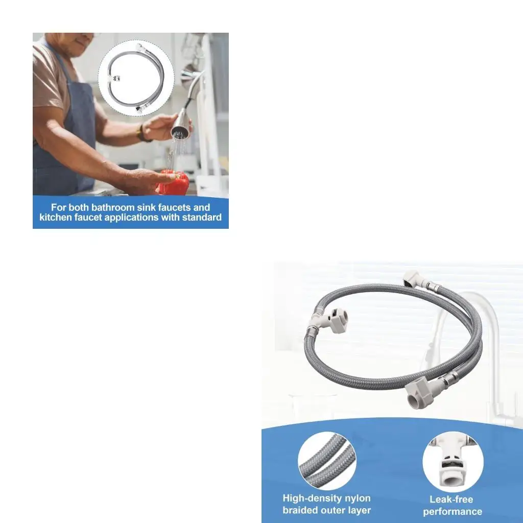

Faucet Replacement Hose 114299 Supply Hose kits for Bathroom Sink Upgrades