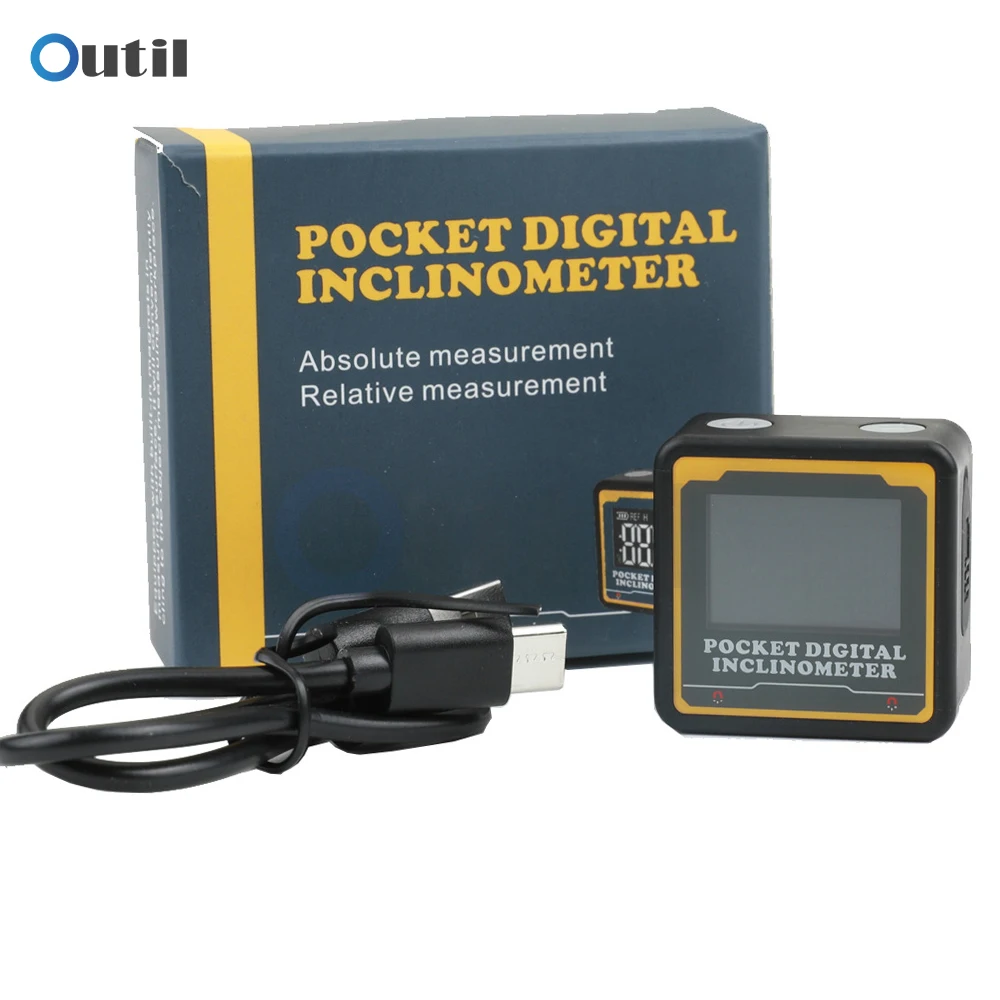 

Digital Inclinometer LCD Backlight Digital Protractor Slope Meter Digital Level Angle Ruler Single-side Magnetics Protract