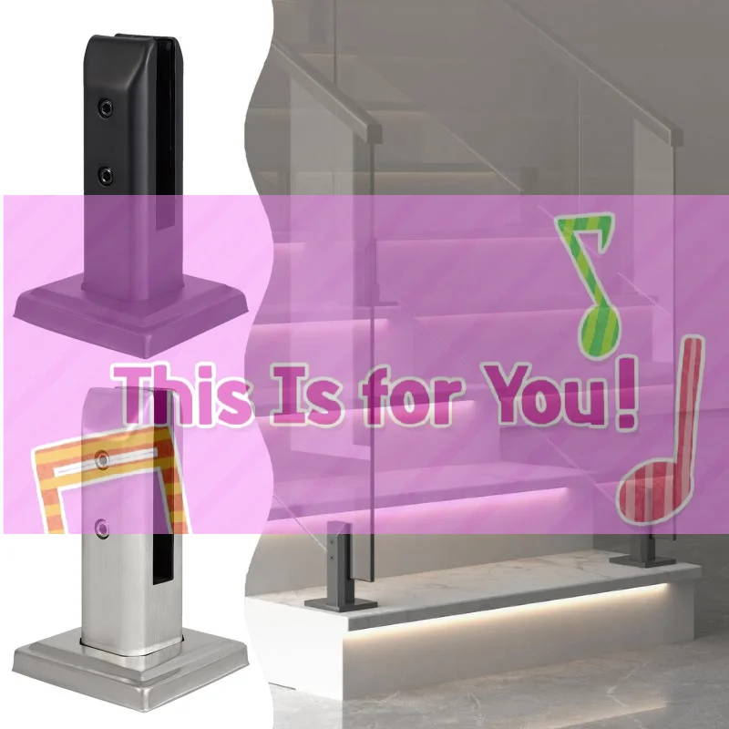 

【HMA】Многофункциональный зажим для ограждений из нержавеющей стали, напольный кронштейн для перил, аксессуары для балюстрад, опорный кронштейн для перил