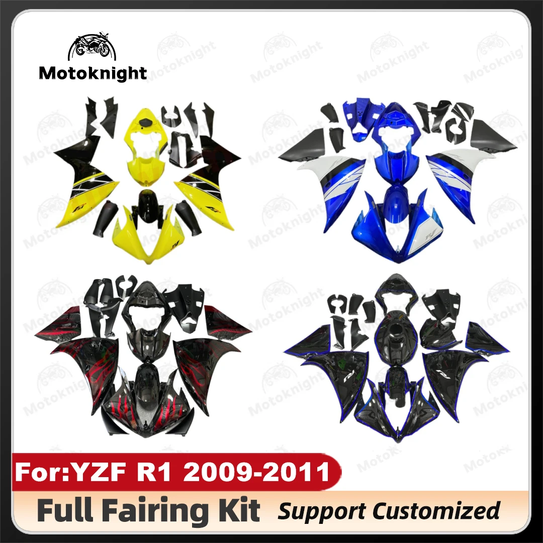 

NEW ABS Motorcycle Fairings Kit fit For YAMAHA YZF1000 YZF-R1 R1 2009 2010 2011 09 10 11 Bodywork full fairing kit Plastic