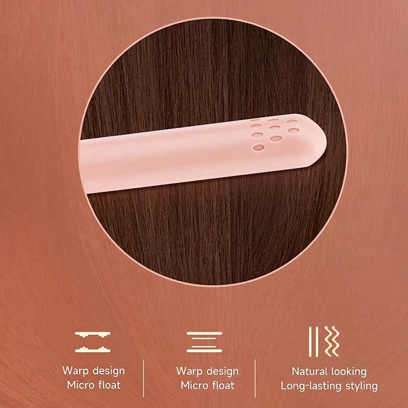 مجعد شعر محمول ثنائي الغرض ، جهاز فرد شعر صغير ، مكواة تجعيد للسفر ، USB ، 2 في 1