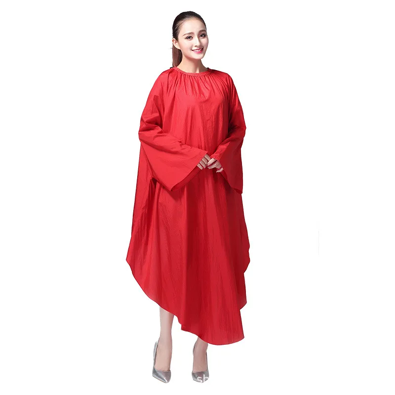 

Hairdressing Cape Long Sleeve Pro Salon Non-stick Waterproof Hairdresser Haircut Apron Cloth Coloring Protect Dressing Gown Wrap