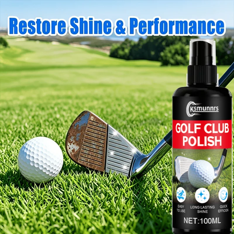 Golf Club Polish Metal Surface Care Quick Rust Scratch Removal Bright Shine Restorer for Sports Equipment