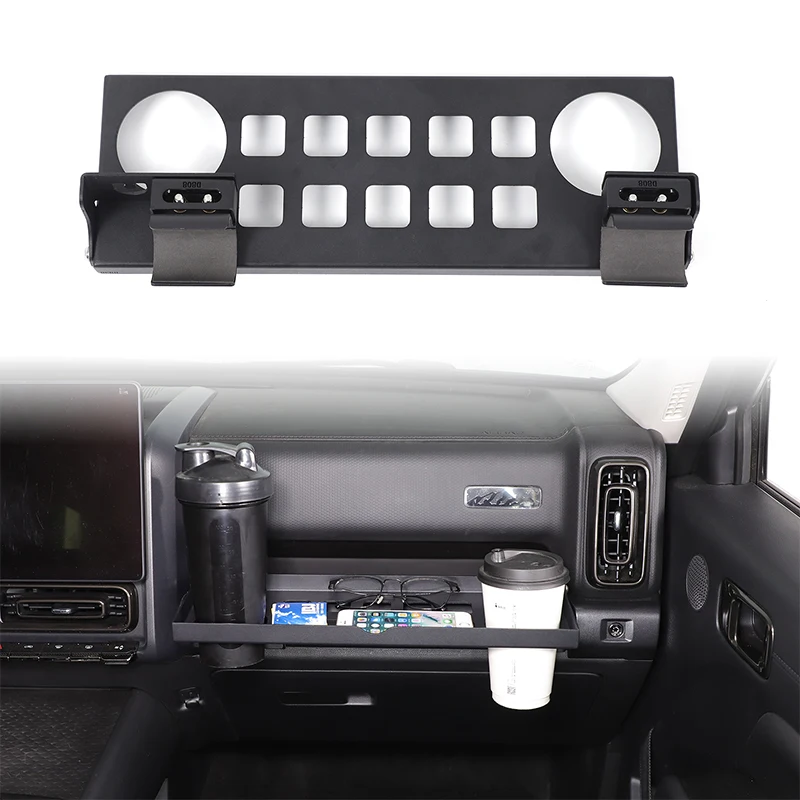 

For Haval H9 2024+ car interior modification accessories multifunctional storage rack for passenger seat aluminum alloy
