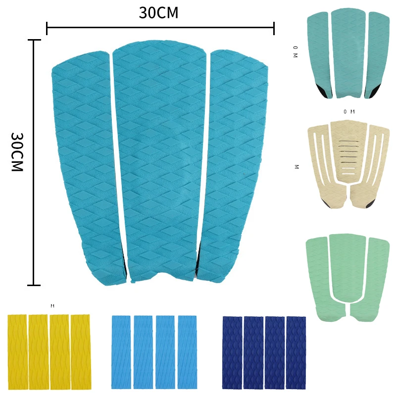 

Multi-Style Surfboard EVA Non-Slip Pads Sea Sports Surfboard Sail Aft Non-Slip Foot Pads 3m Adhesive Backing Non-Slip Accessorie