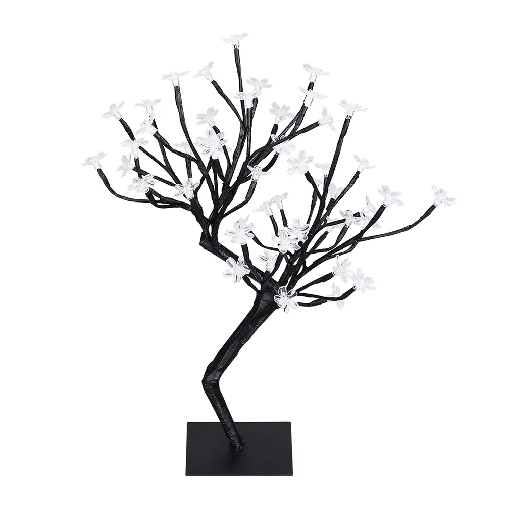 

Cherry Blossom Bonsai Tree Lamp 48 LED Lights USB Powered Indoor Decoration Nightlight Bedroom Living Room Balcony Office