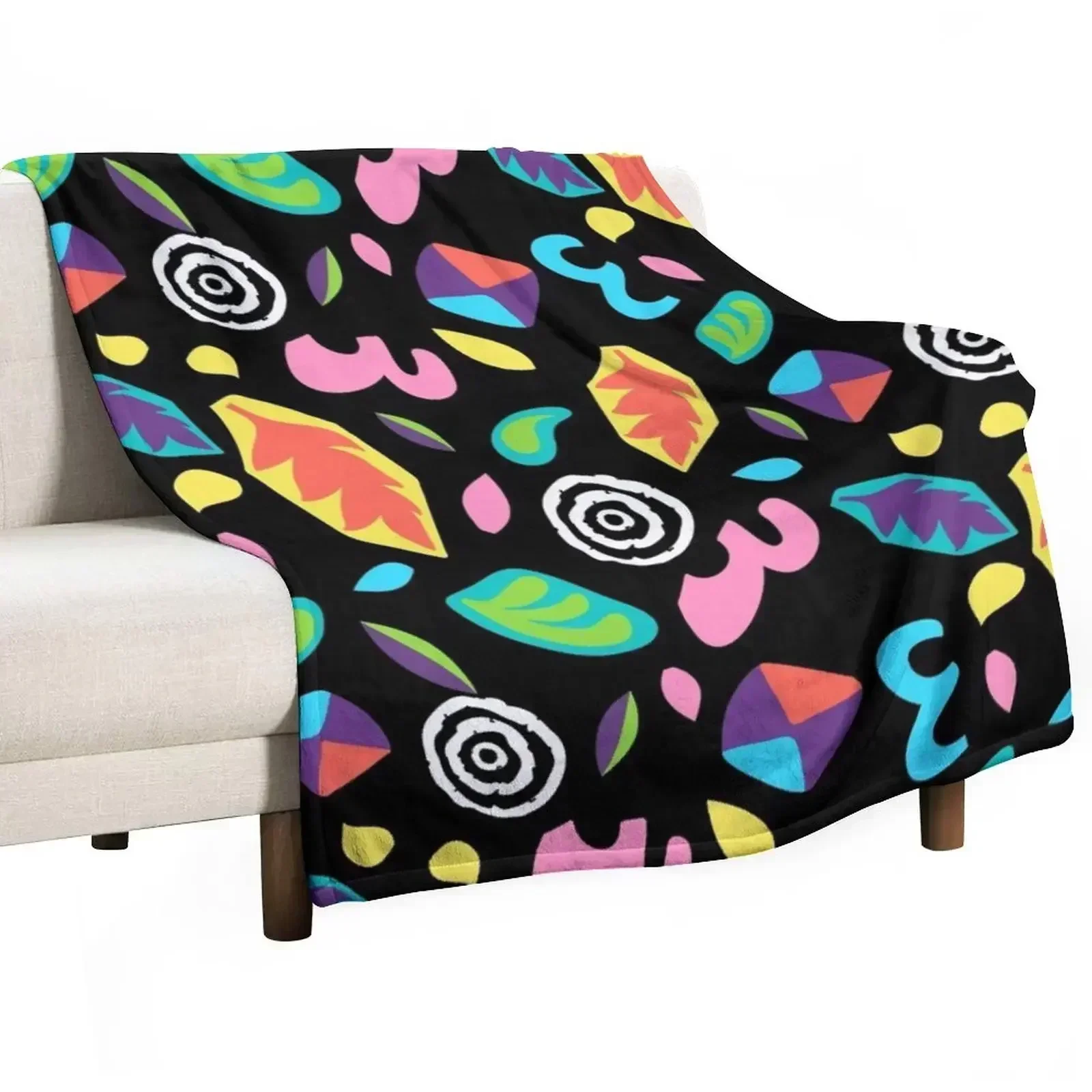 Eleven romper pattern Throw Blanket Stylish Decor Blanket Gift for Friends Roommate