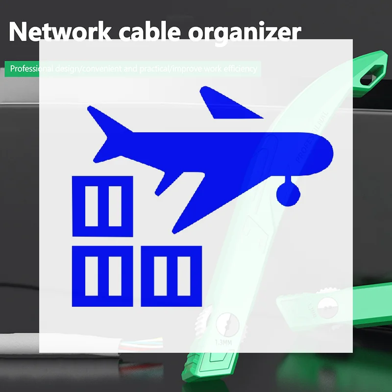 

Network Cable Untwist Tool 1.3mm Engineer Wire Straightener For Category 5/6 Crystal Cables Combing Pair Separator Tool 2pc