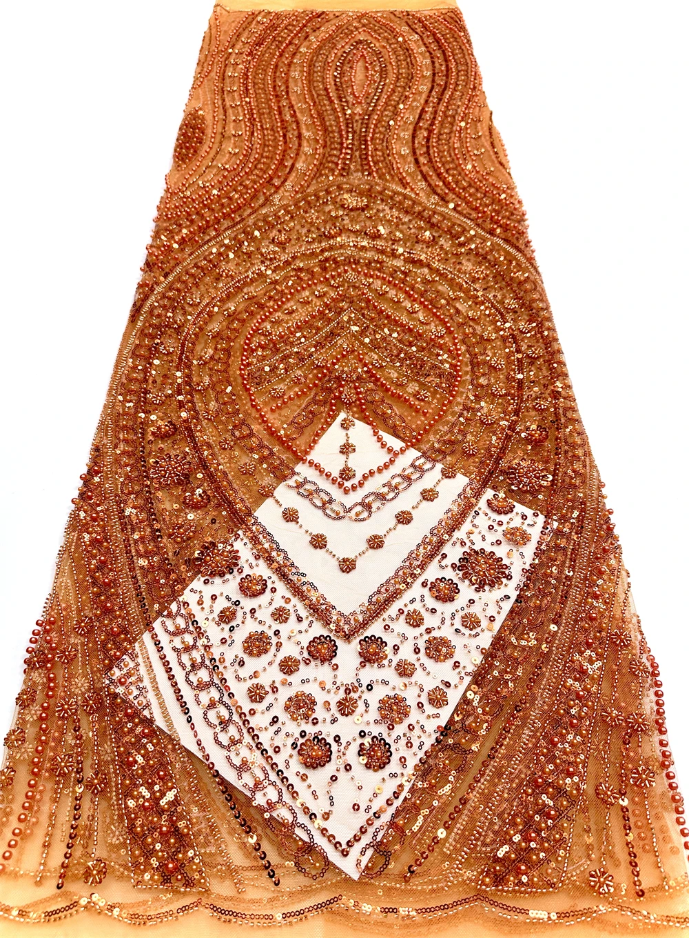 

Высокое качество, африканская кружевная ткань с блестками, нигерийский французский тюль, кружево с вышивкой бисером для вечерние, роскошное платье, 5 ярдов