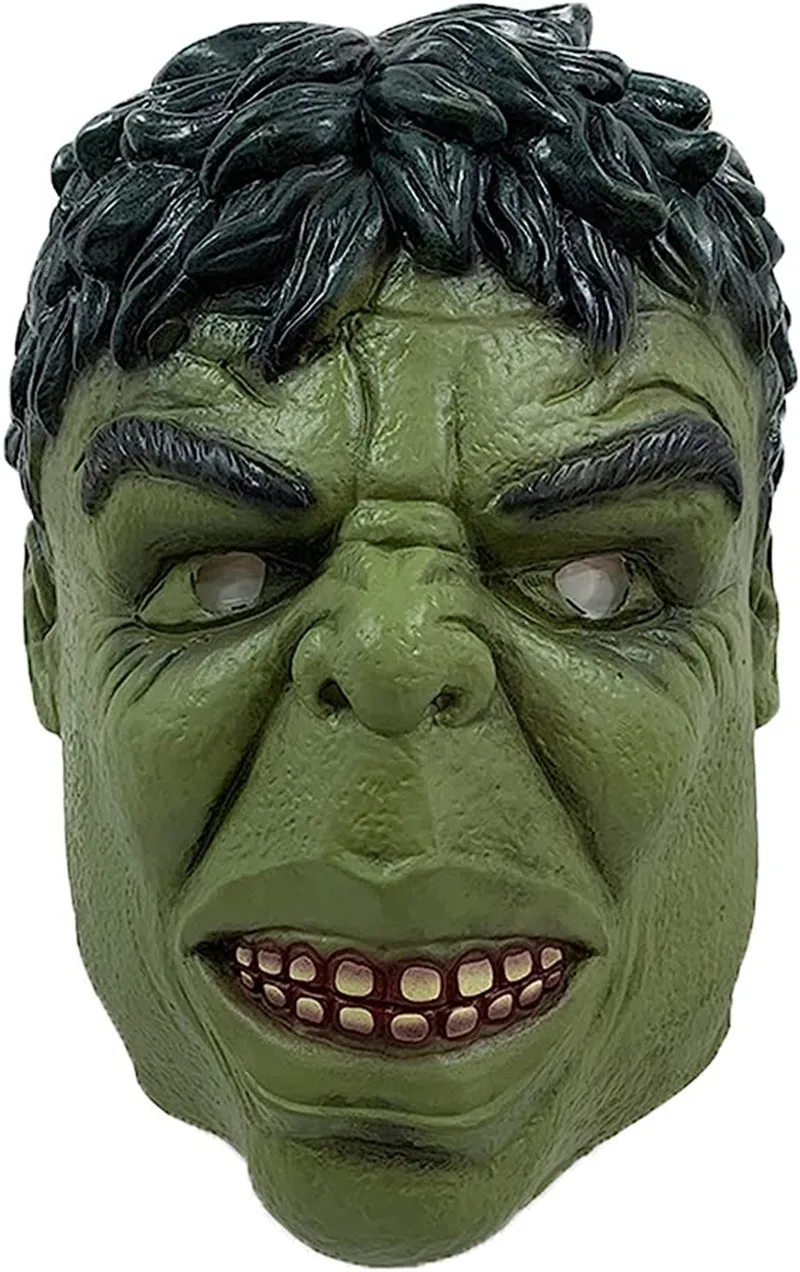 Hulk Mask Movie Superhero Latex Luxury Costume Accessories Halloween Masquerade Props Green