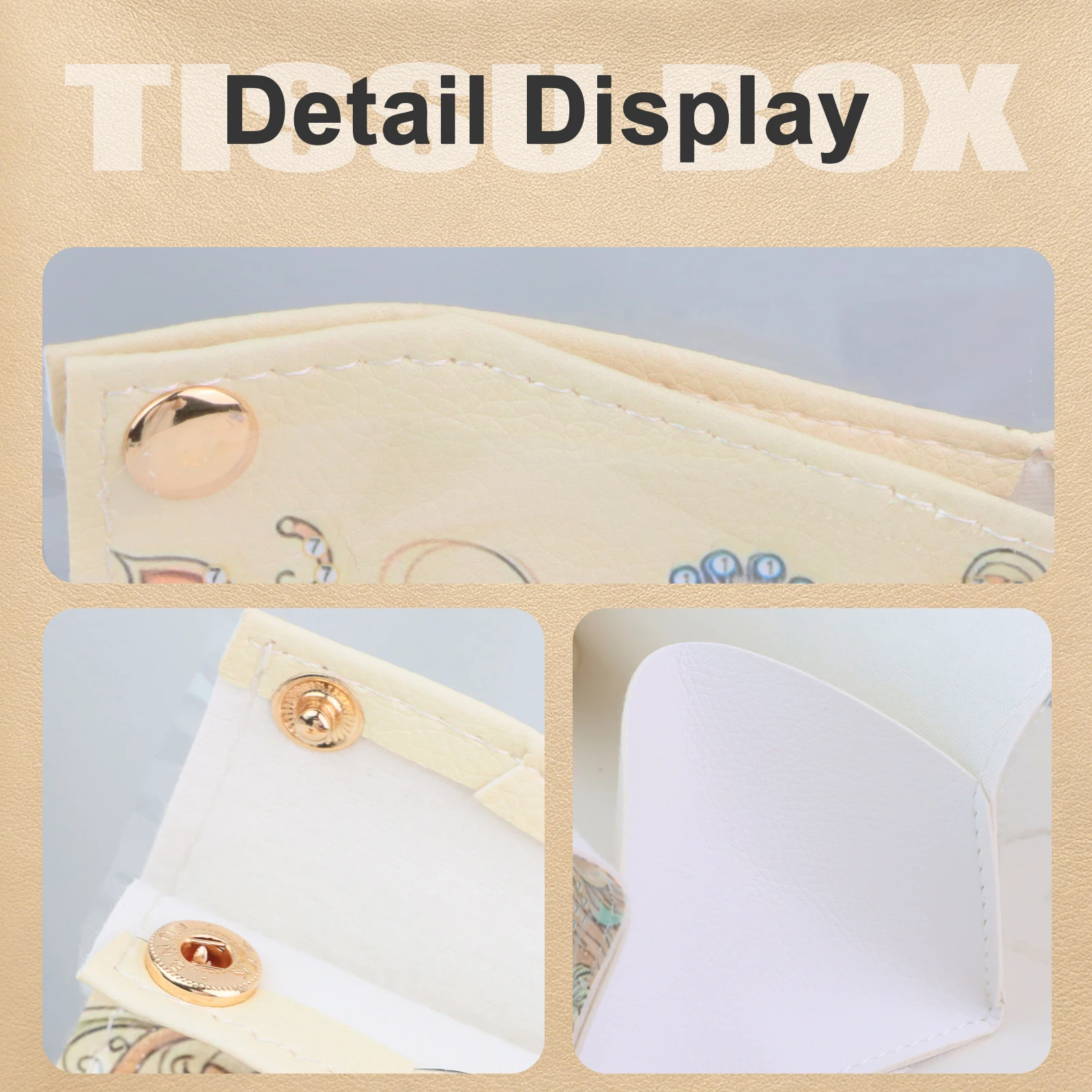 DIY Diamond Painting Beginner Kit PU Tissue Box Cover Rhinestone Dotting Pen Tool Set Gift view 6
