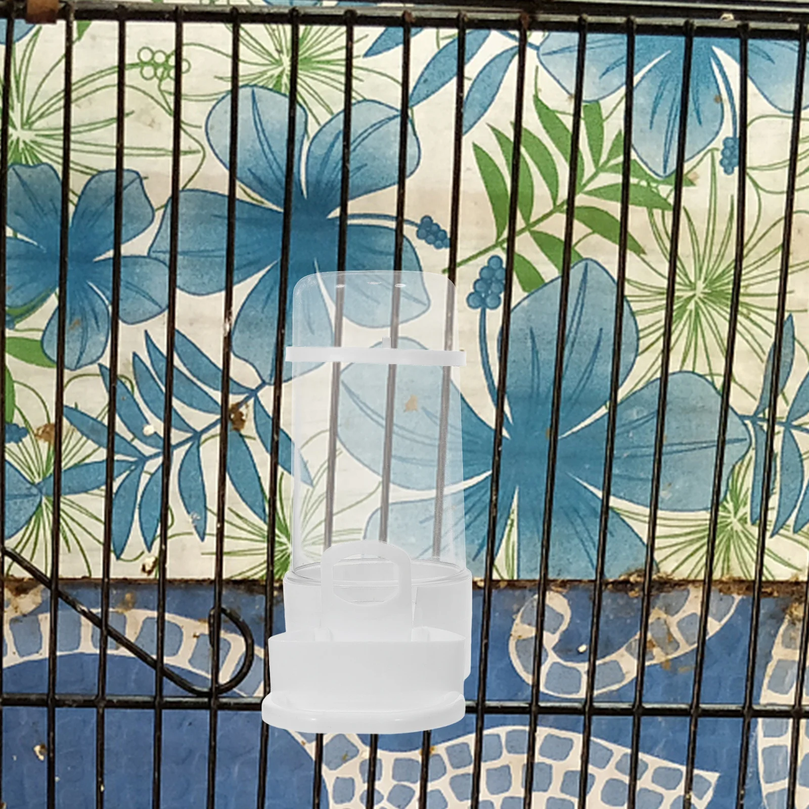 

Parrot Automatic Water Dispenser 480ml Large Capacity No Mess Gravity Bird Cage Water Bowl Feeder for Parakeets Budgies