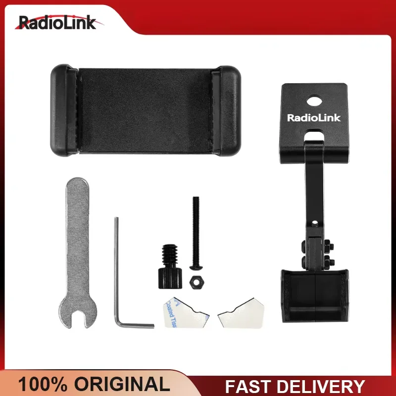Radiolink RC8X Holder Mount 5.8G FPV Monitor Screen Phone Bracket CNC Aluminum Alloy Remote Controller RC Device view 2
