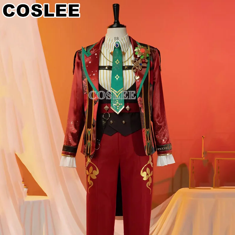 COSLEE Ensemble Stars 2 Trickstar Psycho Live Hidaka Hokuto/Akehoshi Subaru/Yuuki Makoto/Isara Mao Cosplay Costume Halloween Par