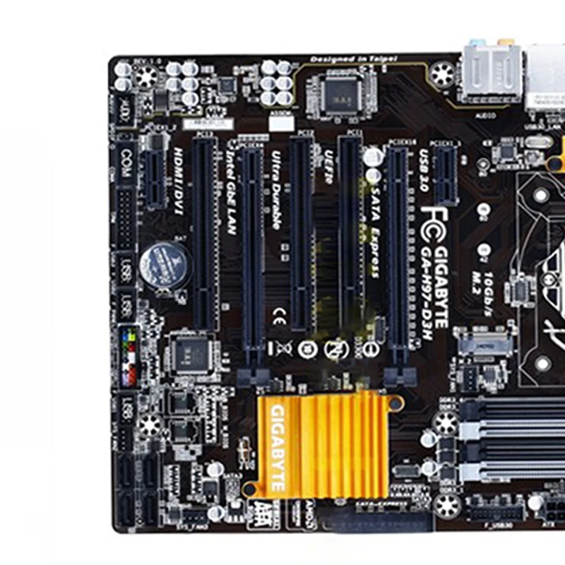 H97D3H Desktop Mainboard Systemboard Used Integrated Graphics GA-H97-D3H Motherboard For Intel H97 DDR3 USB3.0 32GB