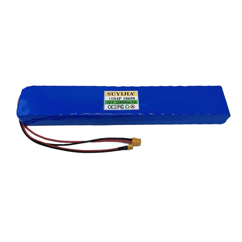18650 20Ah 10S4P High-Power Rechargeable Lithium-Ion Battery with BMS, Electric Scooter Rechargeable Lithium Battery Pack