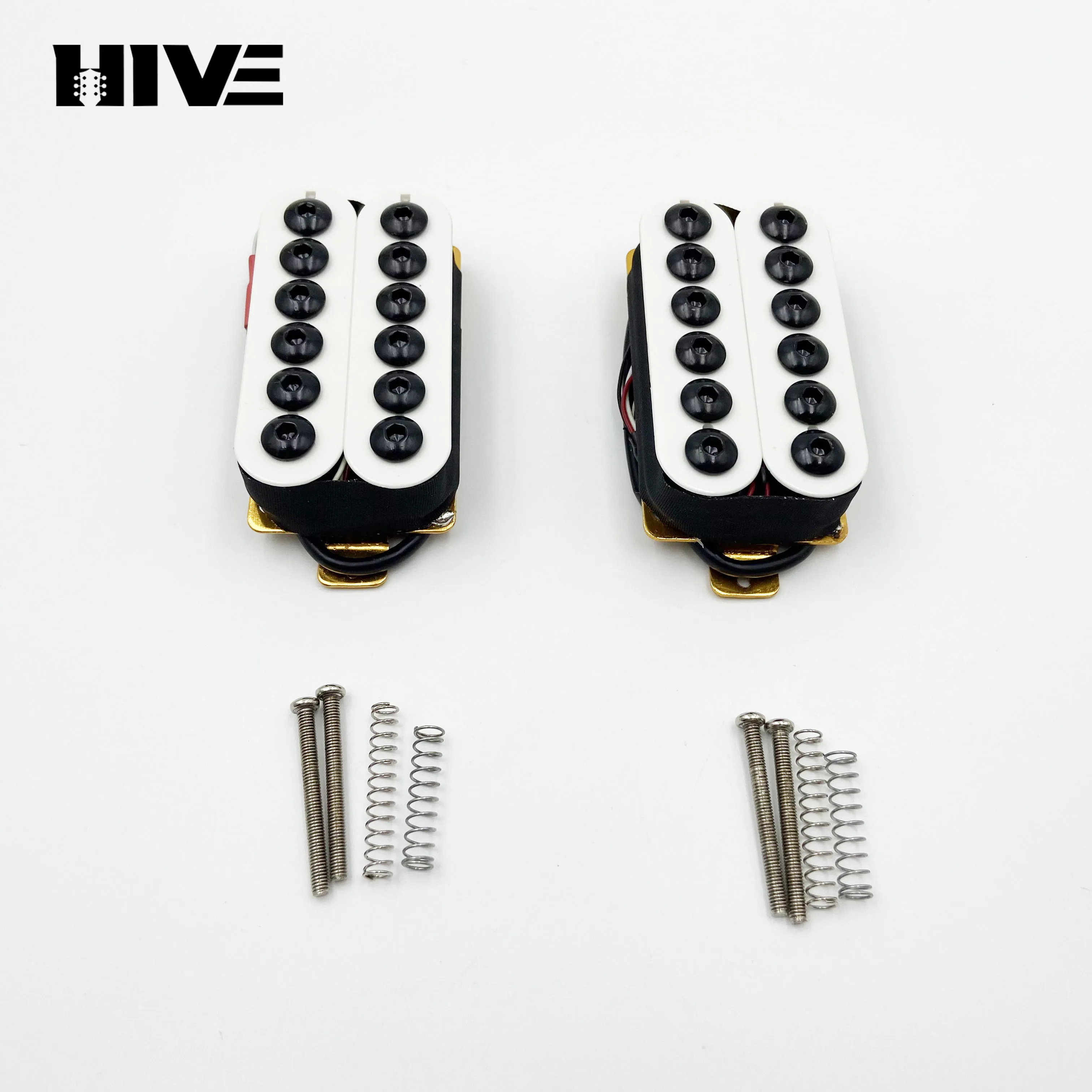 

High-end Electric Guitar Pickup STSQ Four-core Wire Dual Dual-coil Umbrella-shaped Hexagonal Guitar Pickup Guitar Accessories