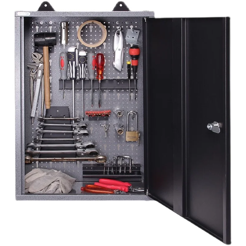 Locker Storage Cabinet Wall Hanging Cabinet Maintenance Factory Hardware Iron Cabinet Wall Hanging Toolbox