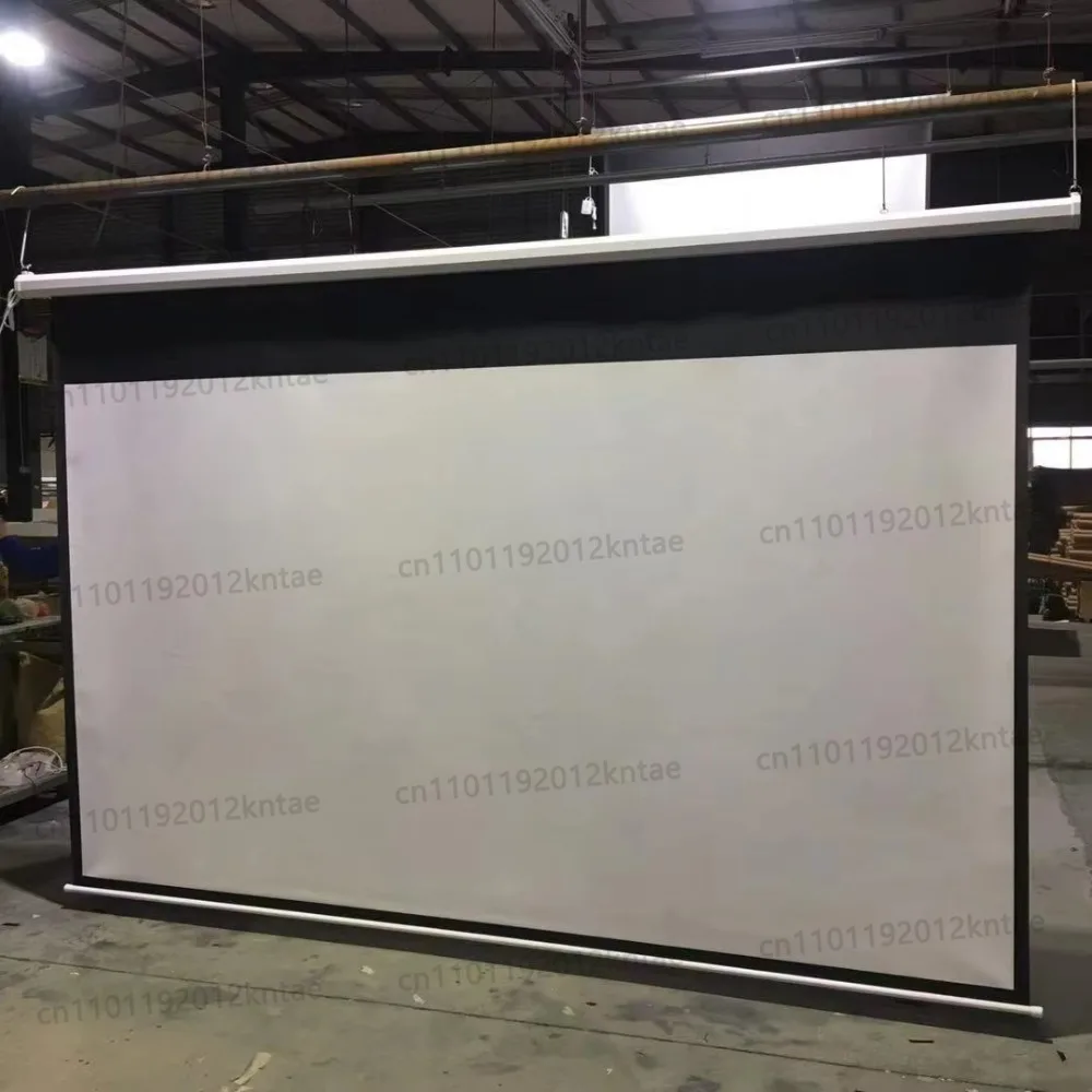 Motorized Projector Screen 150 Inch 180inch 200 Inch 300 Inch Wall Home Cinema Electric Projection Screen Size Customization