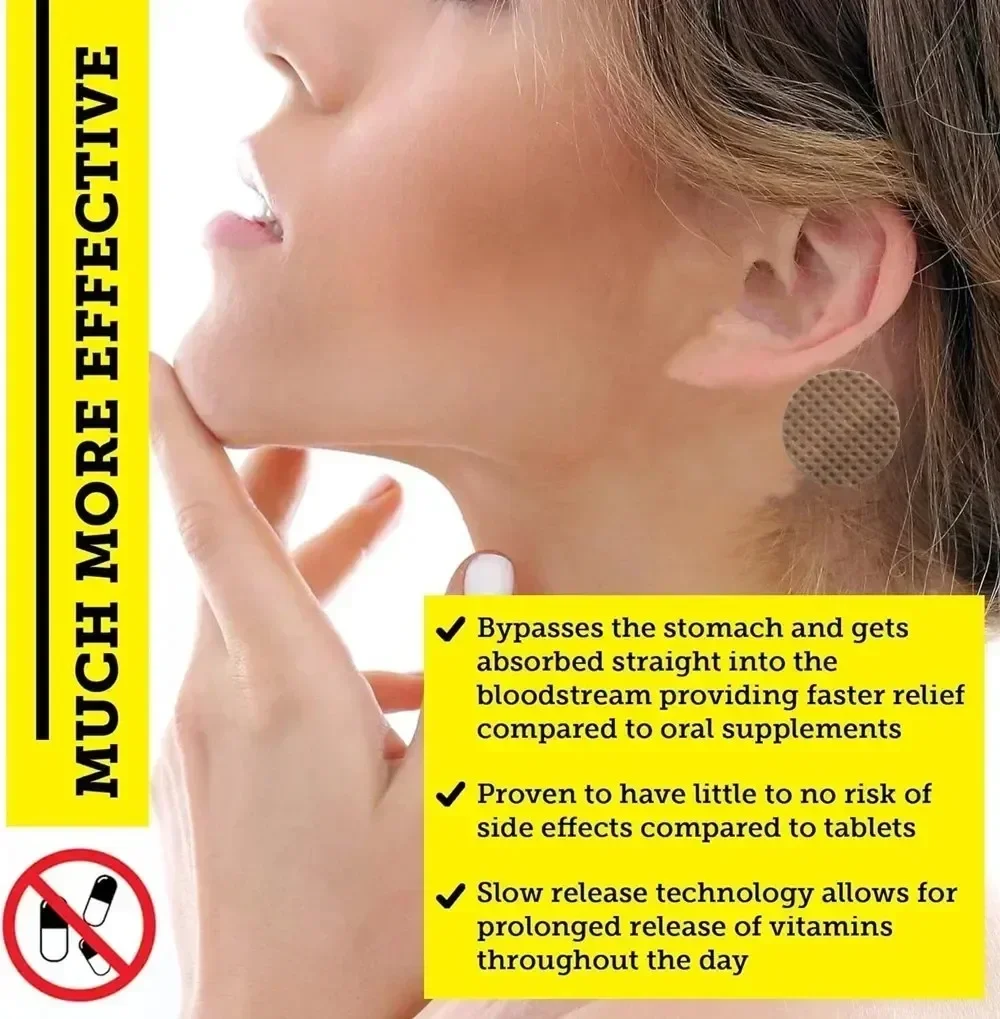 Made In The Usa Hydrolyzed Fish Collagen Marine Tablets Skin Anti Ageing Tissue Joints 8 Patches, Transdermal Patches - Image 4