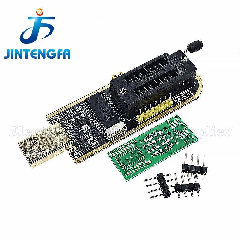  CH341A 24 25 Series EEPROM Flash BIOS USB Programmer Module + SOIC8 SOP8 Test Clip For EEPROM 93CXX / 25CXX / 24CXX