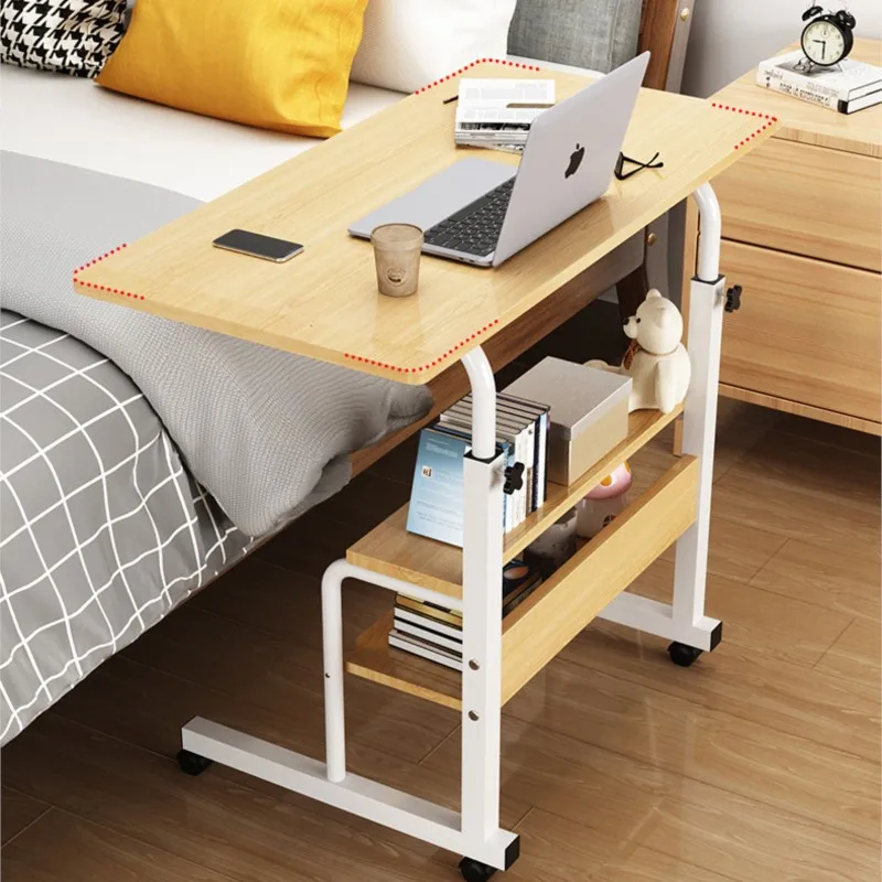 OMGD Portable bedside table side model double folding bed sofa lazy desk laptop lift table mesita living room mueble para cuarto