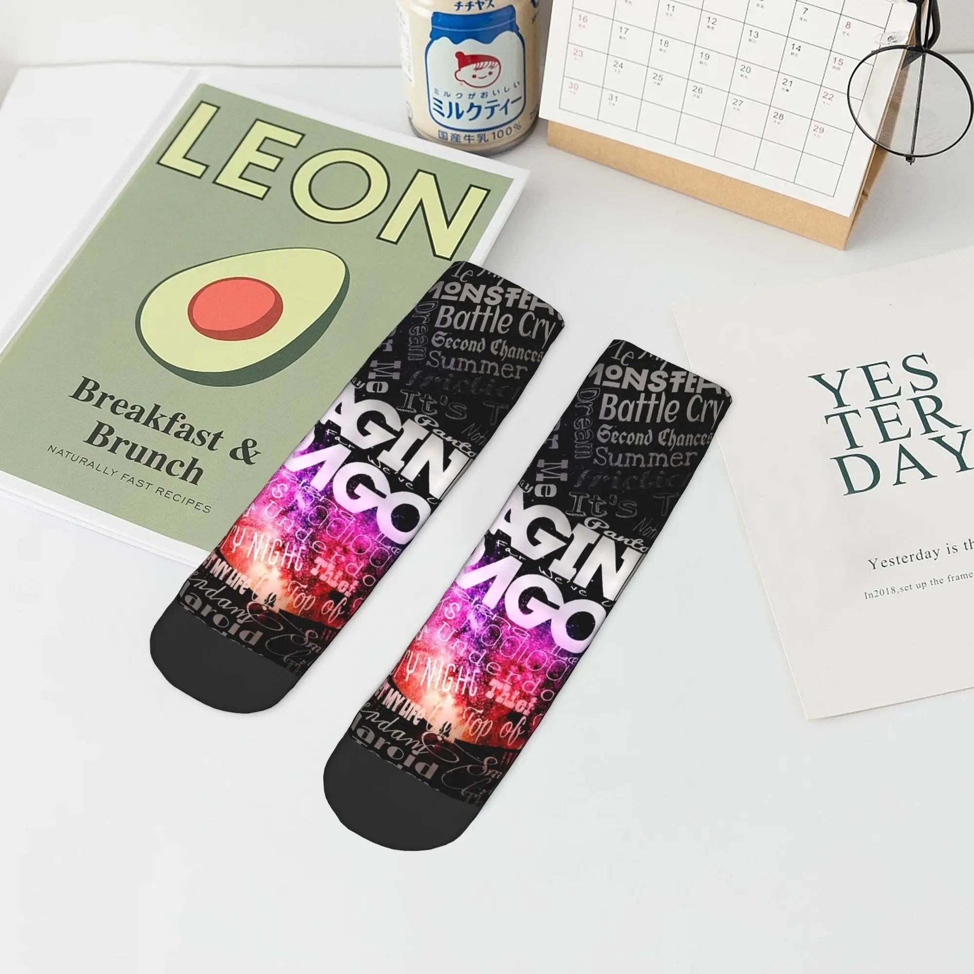 

Носки Imagine Dragons, супермягкие чулки в стиле Харадзюку, всесезонные носки, аксессуары для унисекс, рождественские подарки