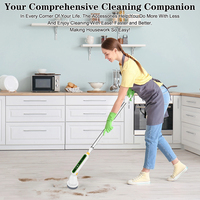 Cleaner Sink 12-in-1 USB Type Bathroom Wash Brush Handheld Bathtub Brush Kitchen Cleaning Tool Electric Cleaning Brush
