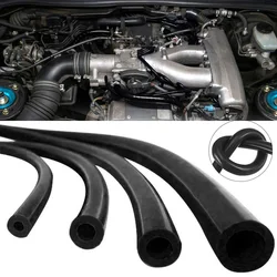 Car Silicone Vacuum Tube Hose Universal Silicon Tubing 3/5/4/6/8/10/12/14mm Racing Line Pipe Tube Black 1meter Car Accessories