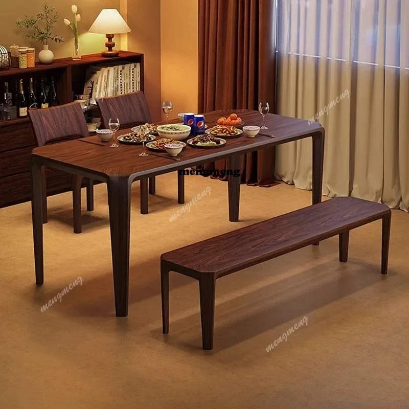 Nordic Creative Solid Wood Dining Table Modern Retro No Installation Tea Table Simple Modern Dining Room Furniture Esstisch FYDT