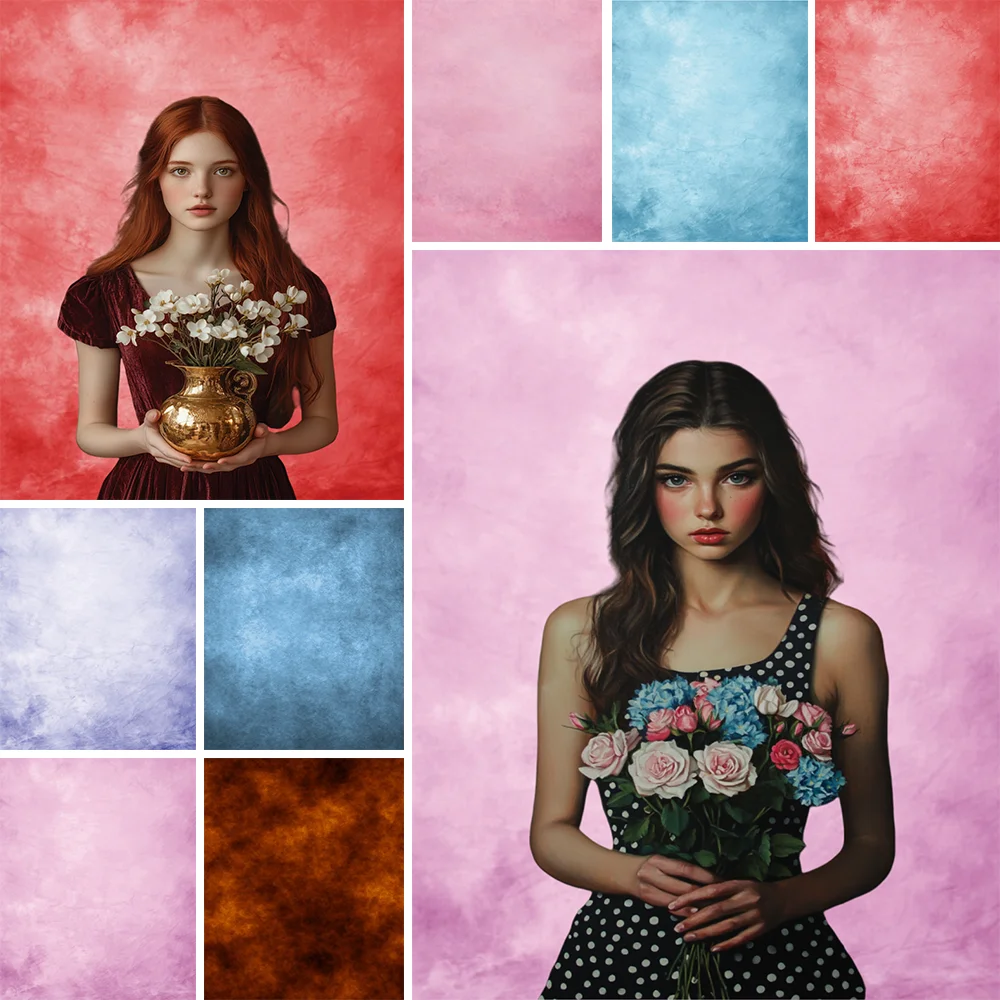 

Vintage Abstract Backdrops Photocall Grey Brown Baby Child Adult Portrait Photo Background for Studio Photography Props