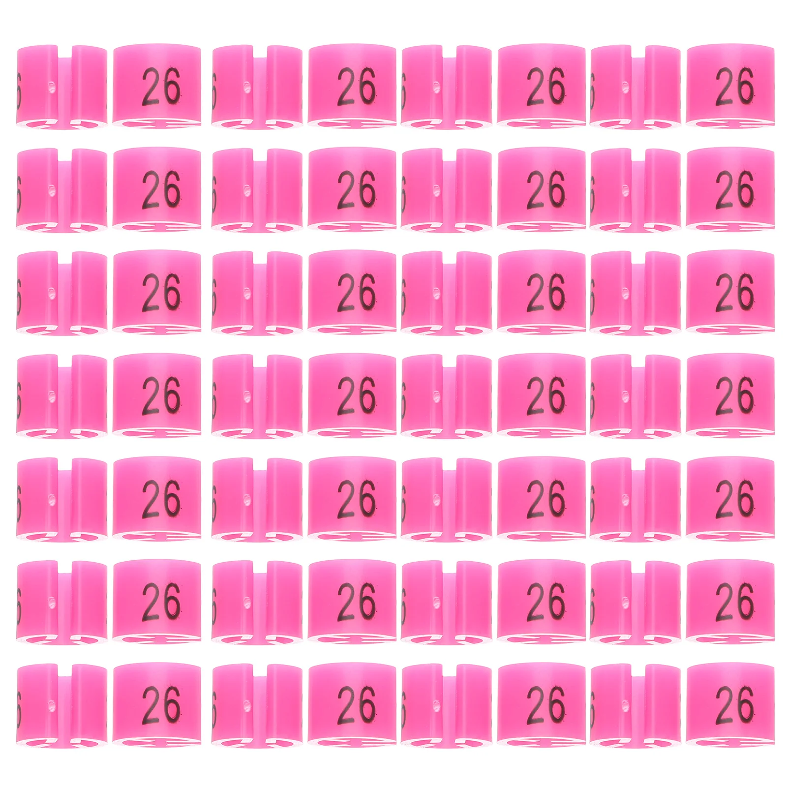 

200 PCS Size Display Board Clothing Organizers Labels Hangers Plastic Colored Tags DIY