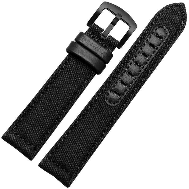 Nylon Canvas Watch Strap for Seiko No. 5 Prospex Series Citizen Eco-Drive Replace Waterproof Watch Band 20 22 24mm Wristband