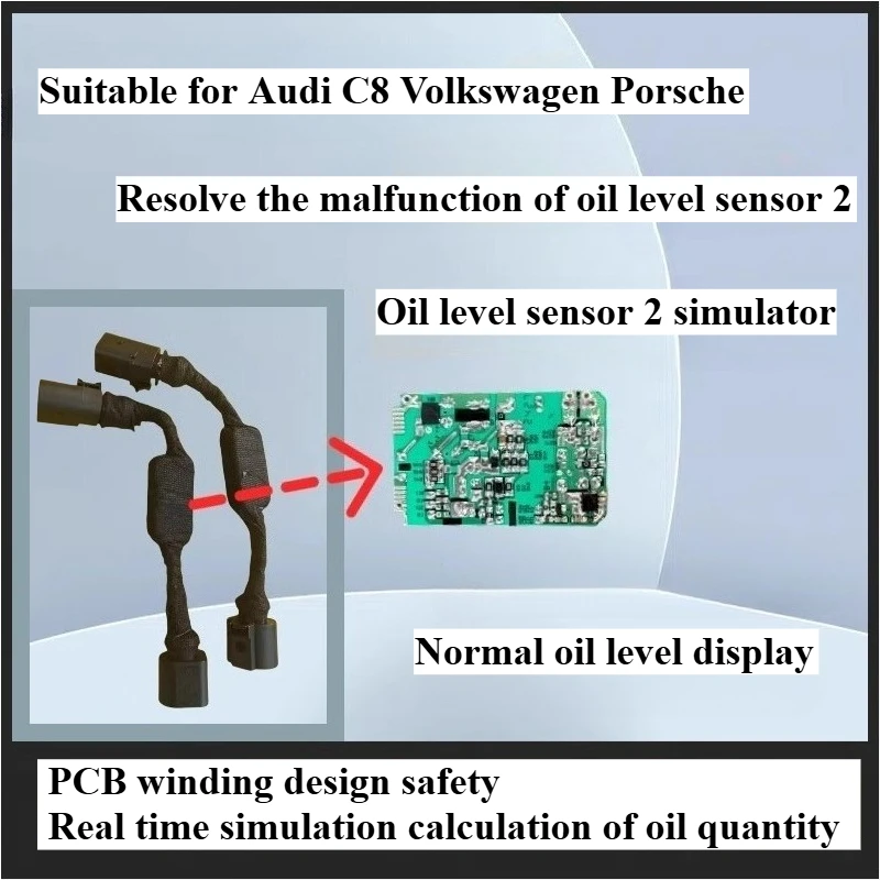 

For Audi New Q7 A6L C8 Gasoline Float Simulator Gasoline Float Fault Code Signal Shielder
