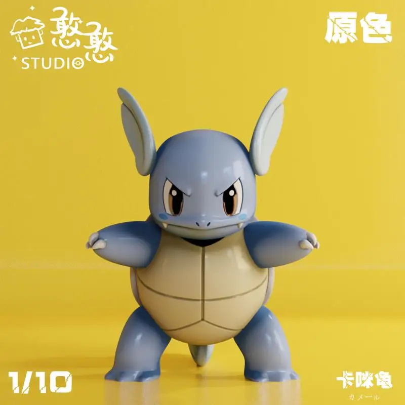 Pokemon 1/10 GK Wartortle Stereoscopic Atlas Action Figure Model Toys Gift for Birthday